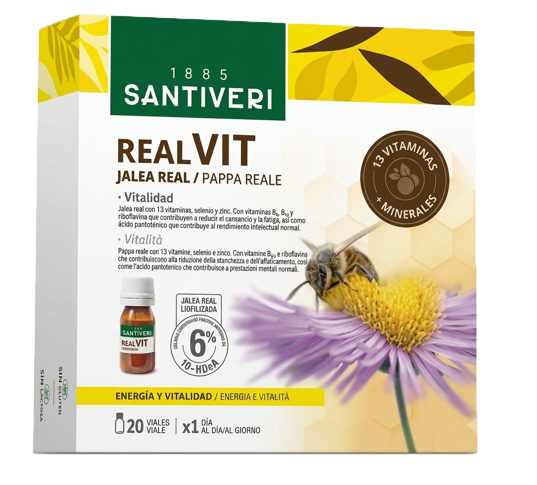 RealVit Jalea Real Vitaminada 20 viales